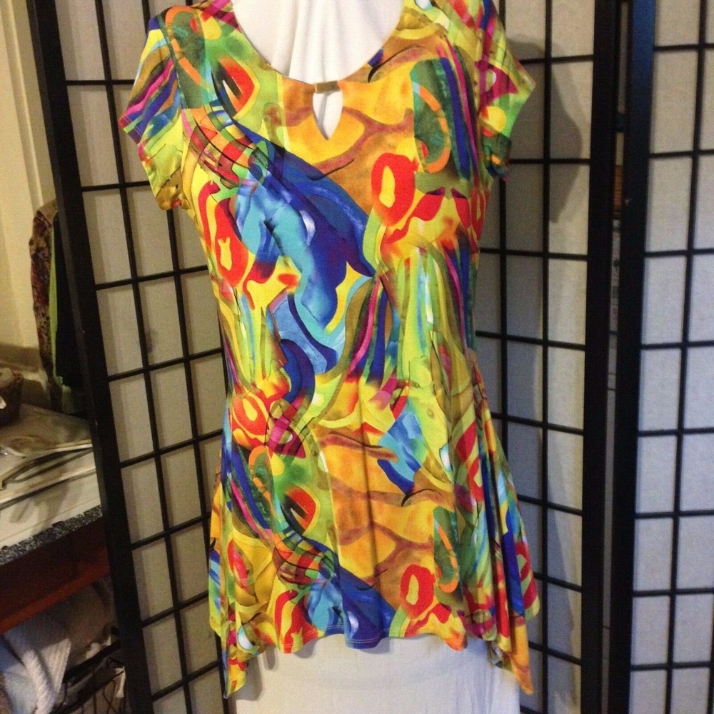 LINEA DOMANI SHORT DRESS TUNIC HIGH END SUPER SOFT